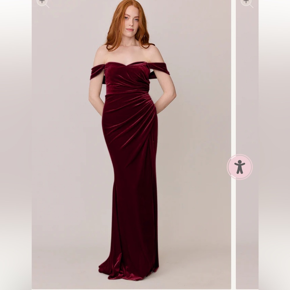 Revelry Burgundy Velvet Dress